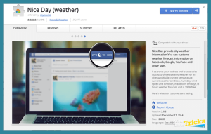 Chrome Weather Extension