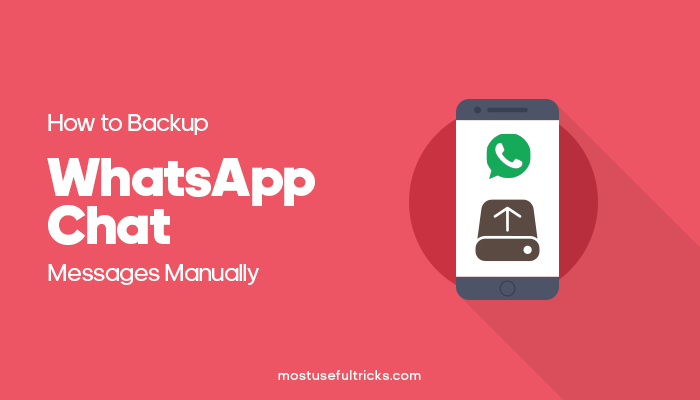 Backup WhatsApp Chat