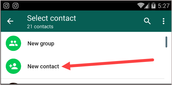 Select Contact