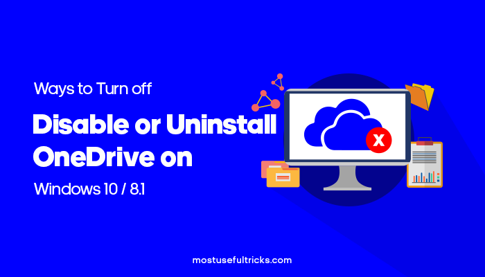 Uninstall OneDrive on Windows