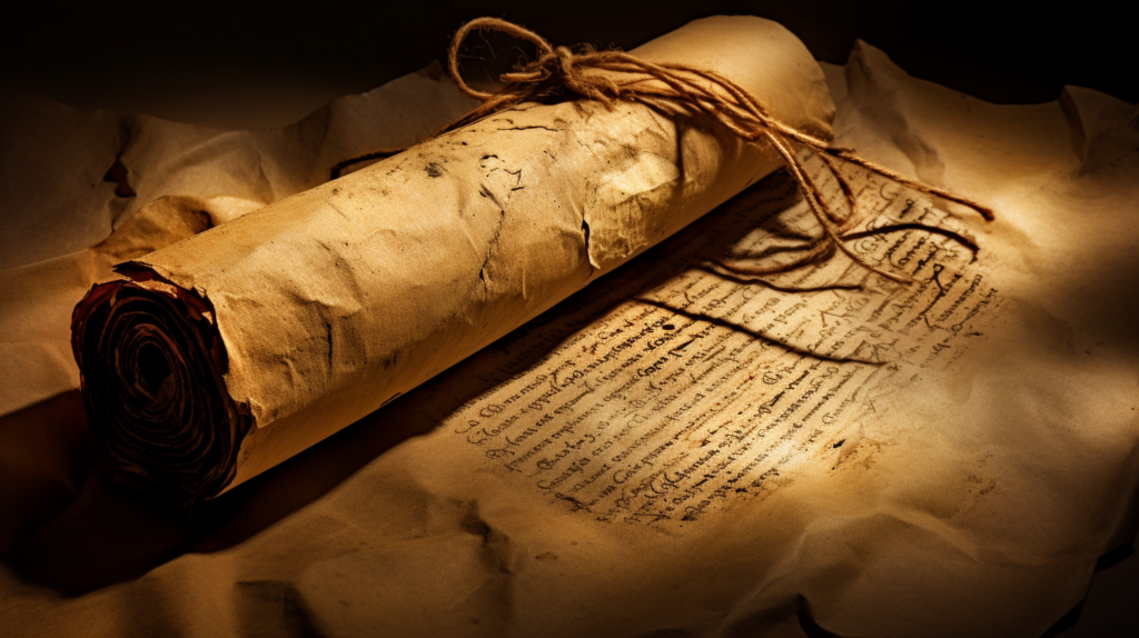 abe more history - parchment paper