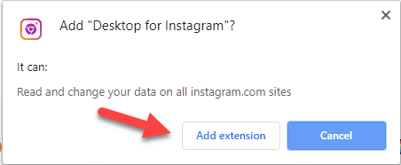 Adding desktop for Instagram