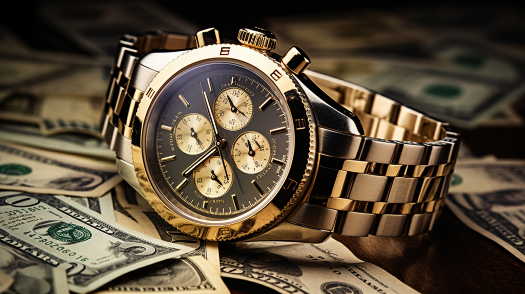 Best Luxury Watches Under 5000 sparkling gold watch