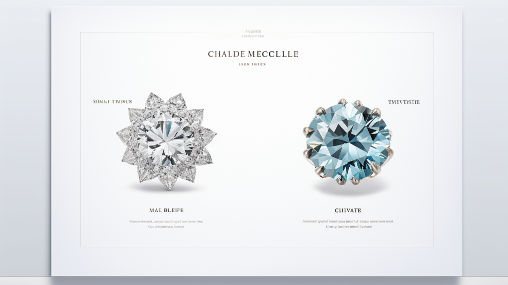 two different types of diamonds from blue nile