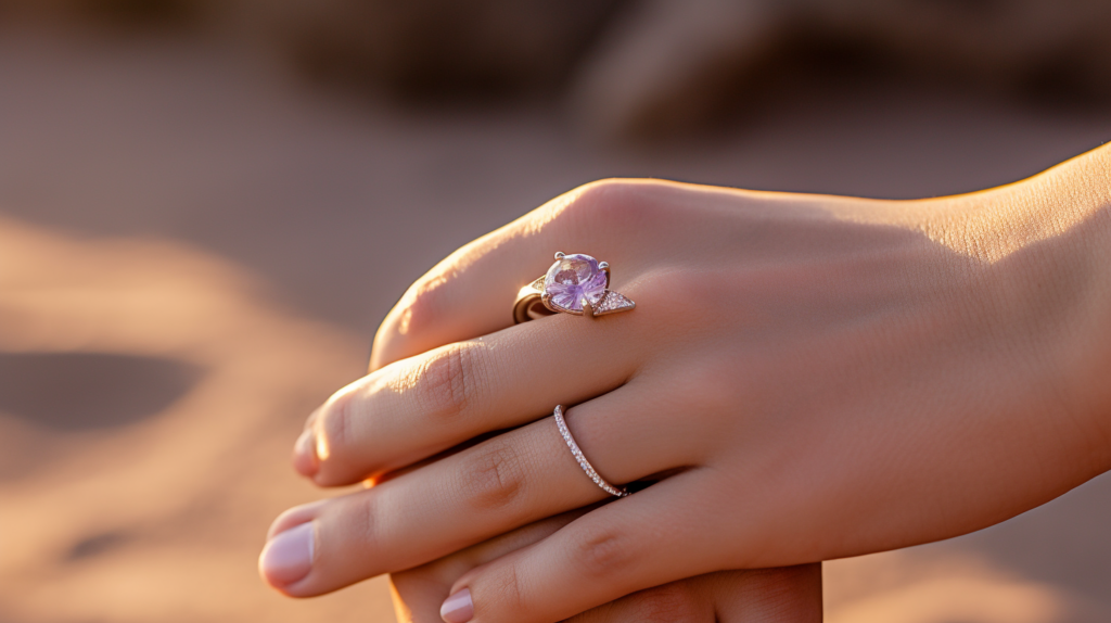 Guide to Amethyst Engagement Rings charm