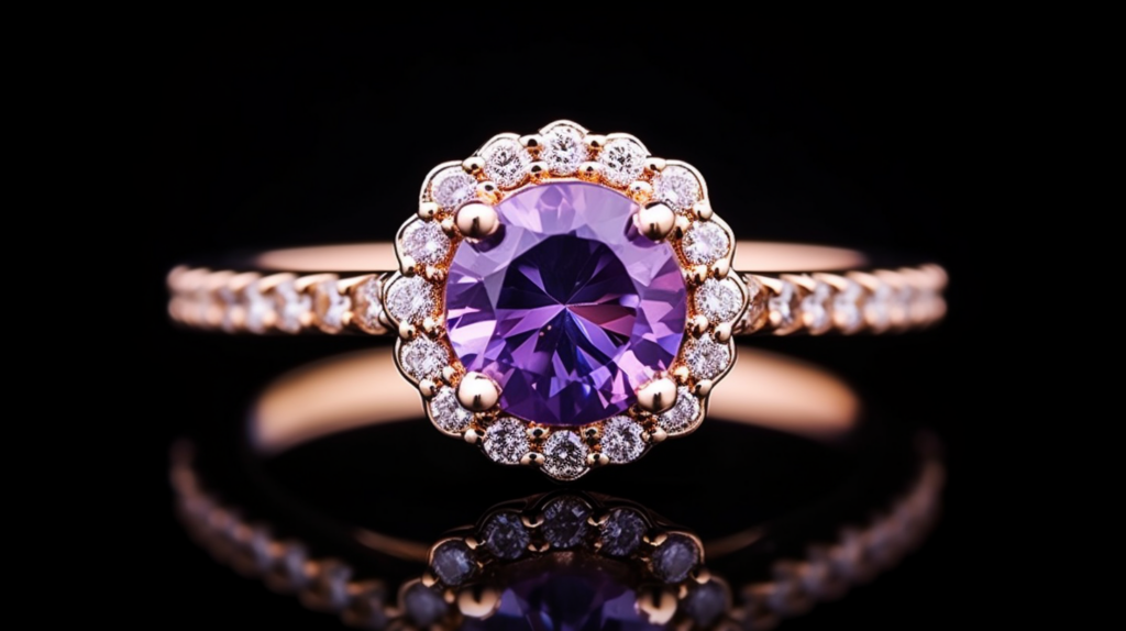 Guide to Amethyst Engagement Rings elegance