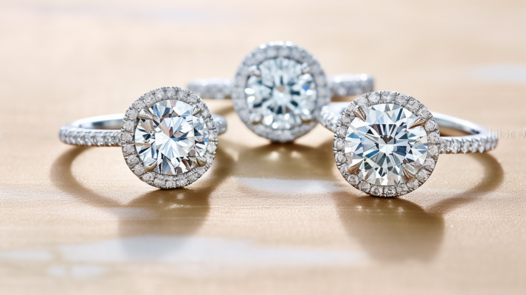 Three diamond rings in the James Allen Diamond Rings Review