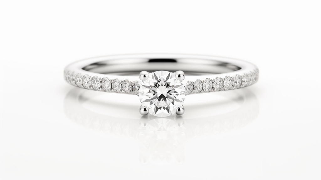 Michael Hill Australia platinum diamond encrusted ring