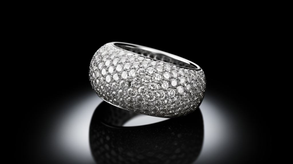 Micro Pave Diamond Rings Guide - studded ring