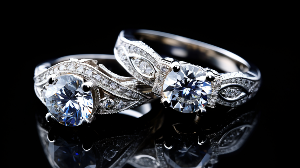An elegant 3/4 carat diamond ring