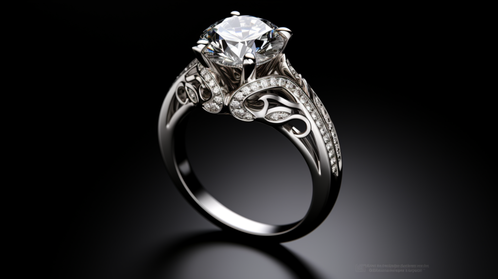 a 3/4 carat diamond ring