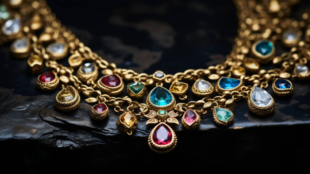 Paris Jewellers stunning necklace gems