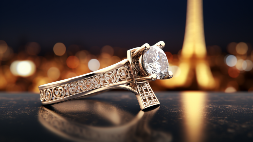 Paris Jewellers upclose elegant ring