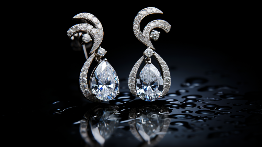 Paris Jewellers pair of sparkling earrings