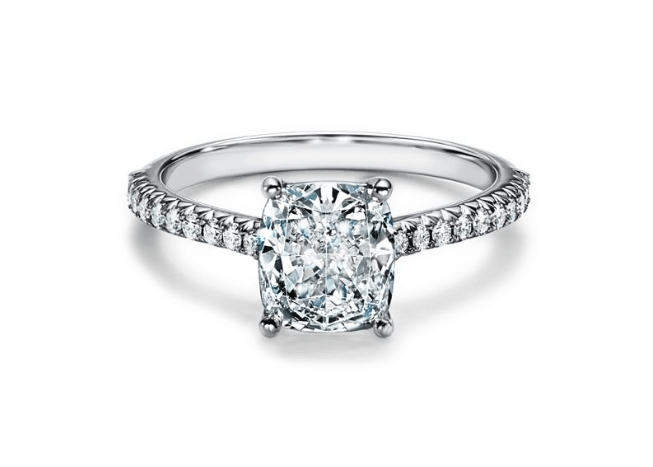 Tiffany Novo Cushion-cut Engagement Ring