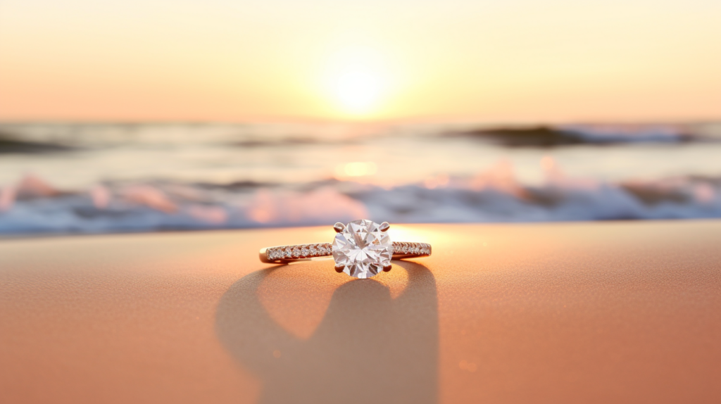 dazzling rose gold engagement rings