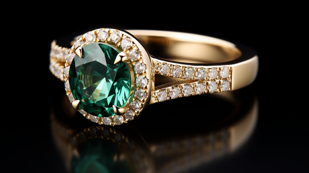 Green Sapphire Engagement Rings