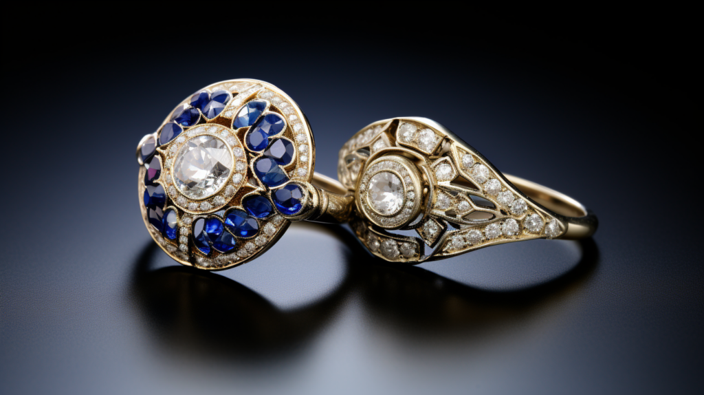 elegant vintage rings of last century