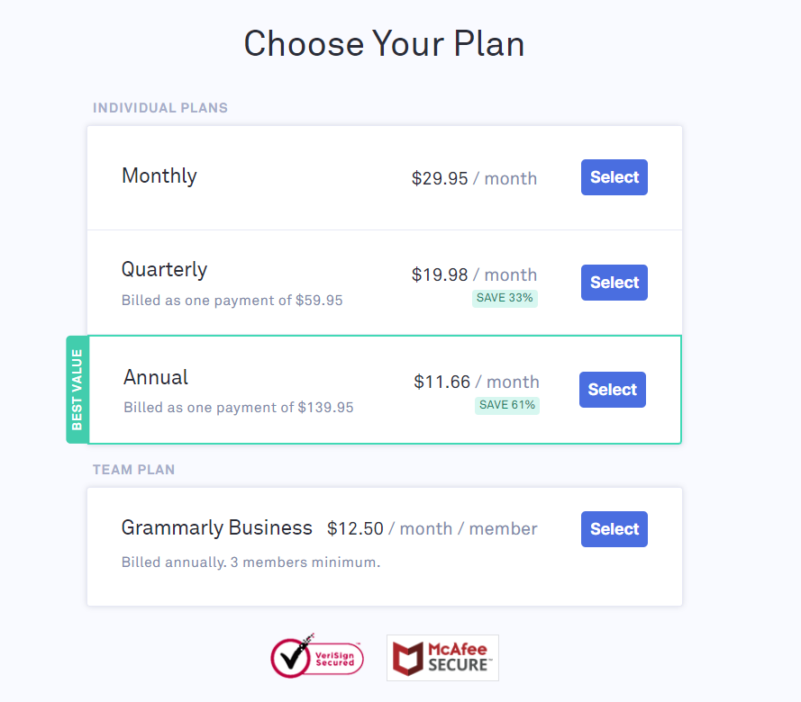 The Definitive Guide for Monthly Payment Grammarly
