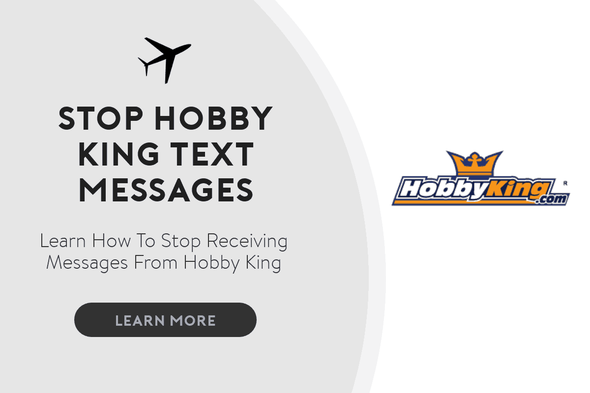 stop hobby king text messages